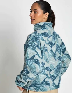 Helvetia Funnel Neck Fleece Sweatshirt