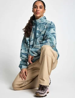 Helvetia Funnel Neck Fleece Sweatshirt