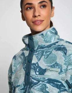 Helvetia Funnel Neck Fleece Sweatshirt