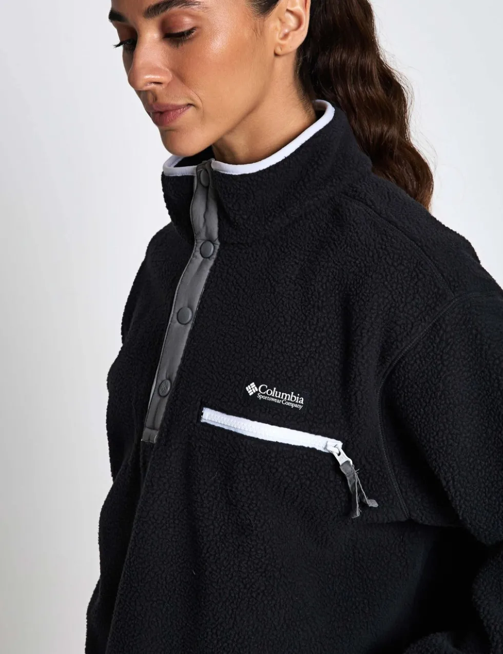 Helvetia Funnel Neck Fleece Sweatshirt
