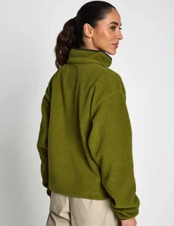Helvetia Funnel Neck Fleece Sweatshirt
