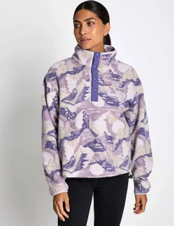 Helvetia Funnel Neck Fleece Sweatshirt