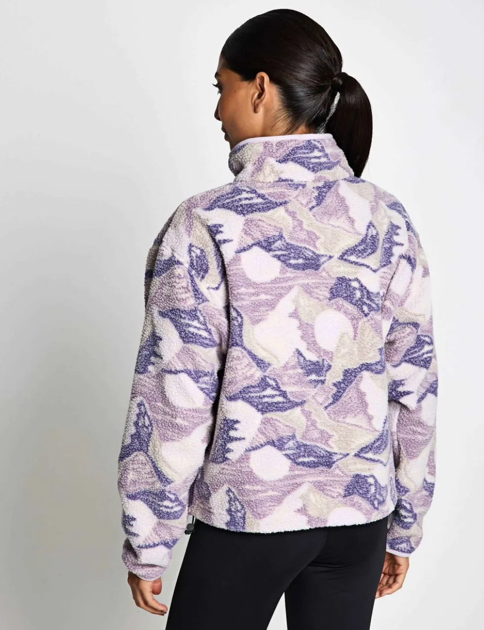 Helvetia Funnel Neck Fleece Sweatshirt