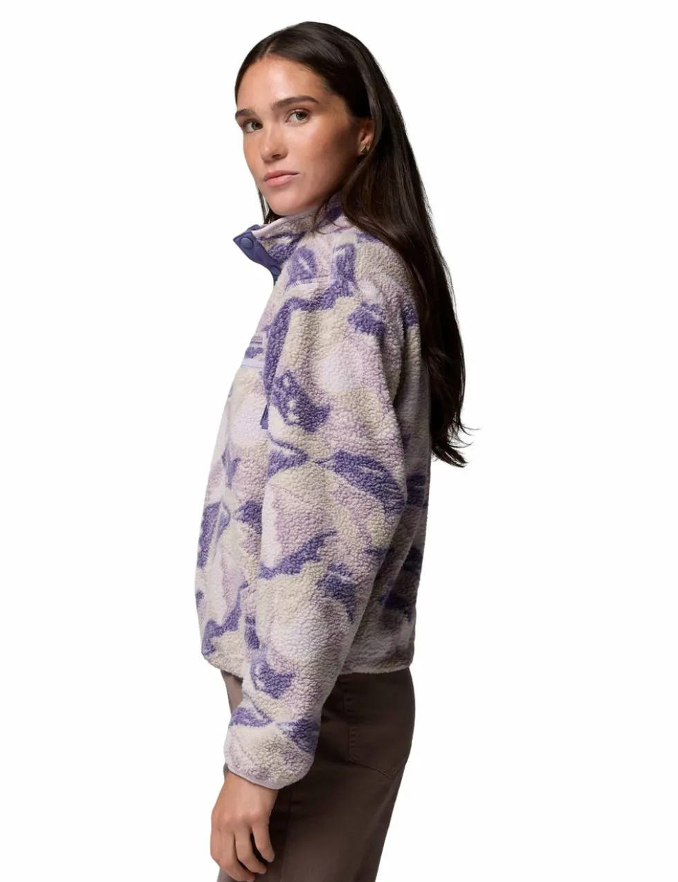Helvetia Funnel Neck Fleece Sweatshirt