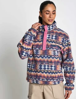 Helvetia Funnel Neck Fleece Sweatshirt