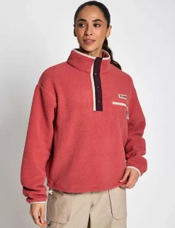 Helvetia Funnel Neck Fleece Sweatshirt