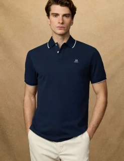 Heritage Pure Cotton Tipped Polo Shirt