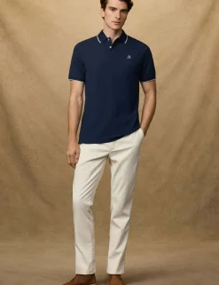 Heritage Pure Cotton Tipped Polo Shirt
