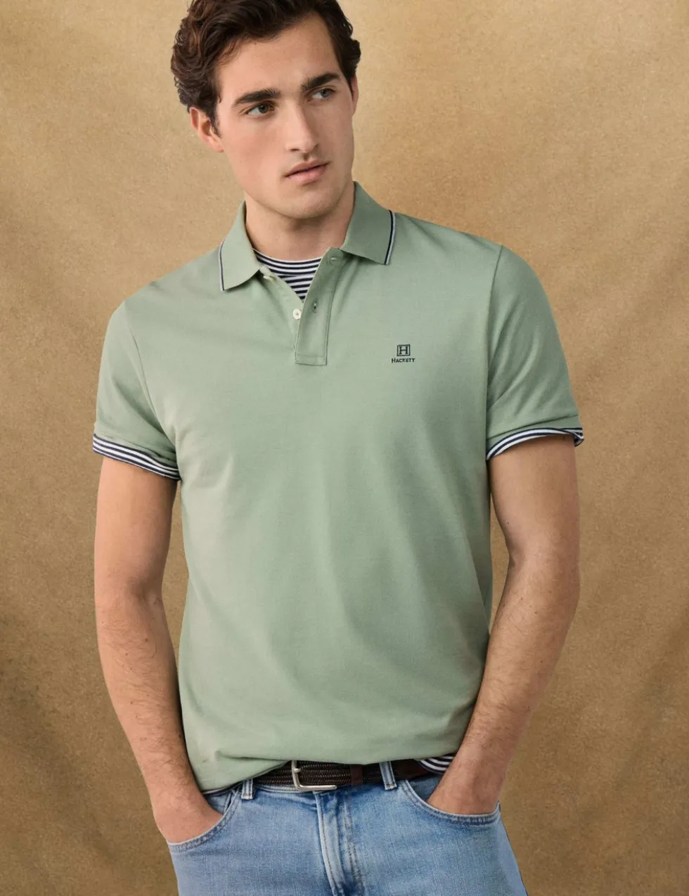 Heritage Pure Cotton Tipped Polo Shirt