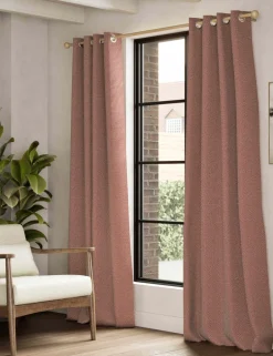 Herringbone Eyelet Curtains