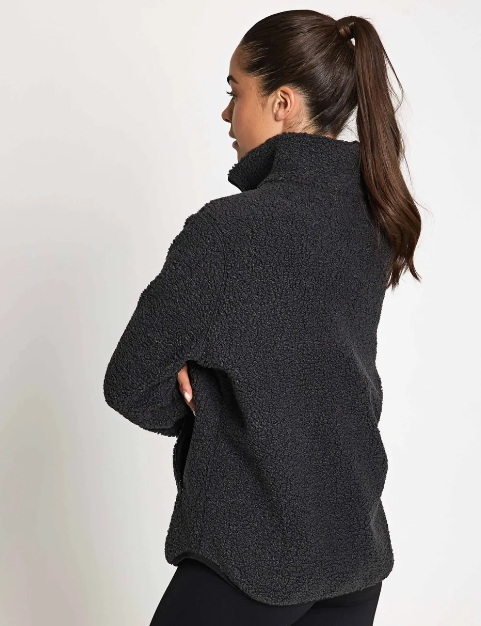 High Curl High Neck Fleece Jacket