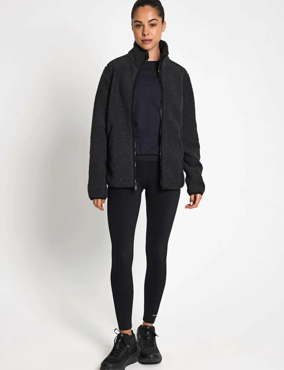 High Curl High Neck Fleece Jacket