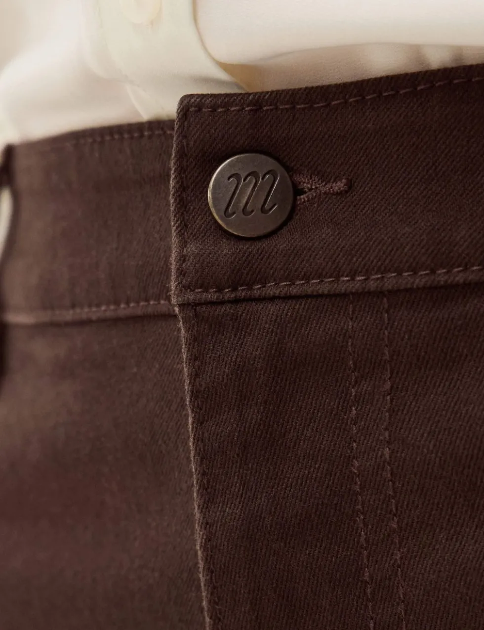 High Waisted Barrel Cropped Jeans