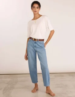 High Waisted Barrel Jeans