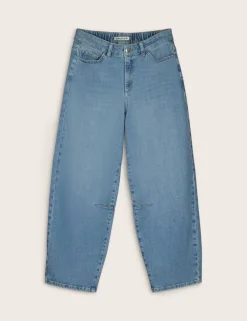 High Waisted Barrel Jeans