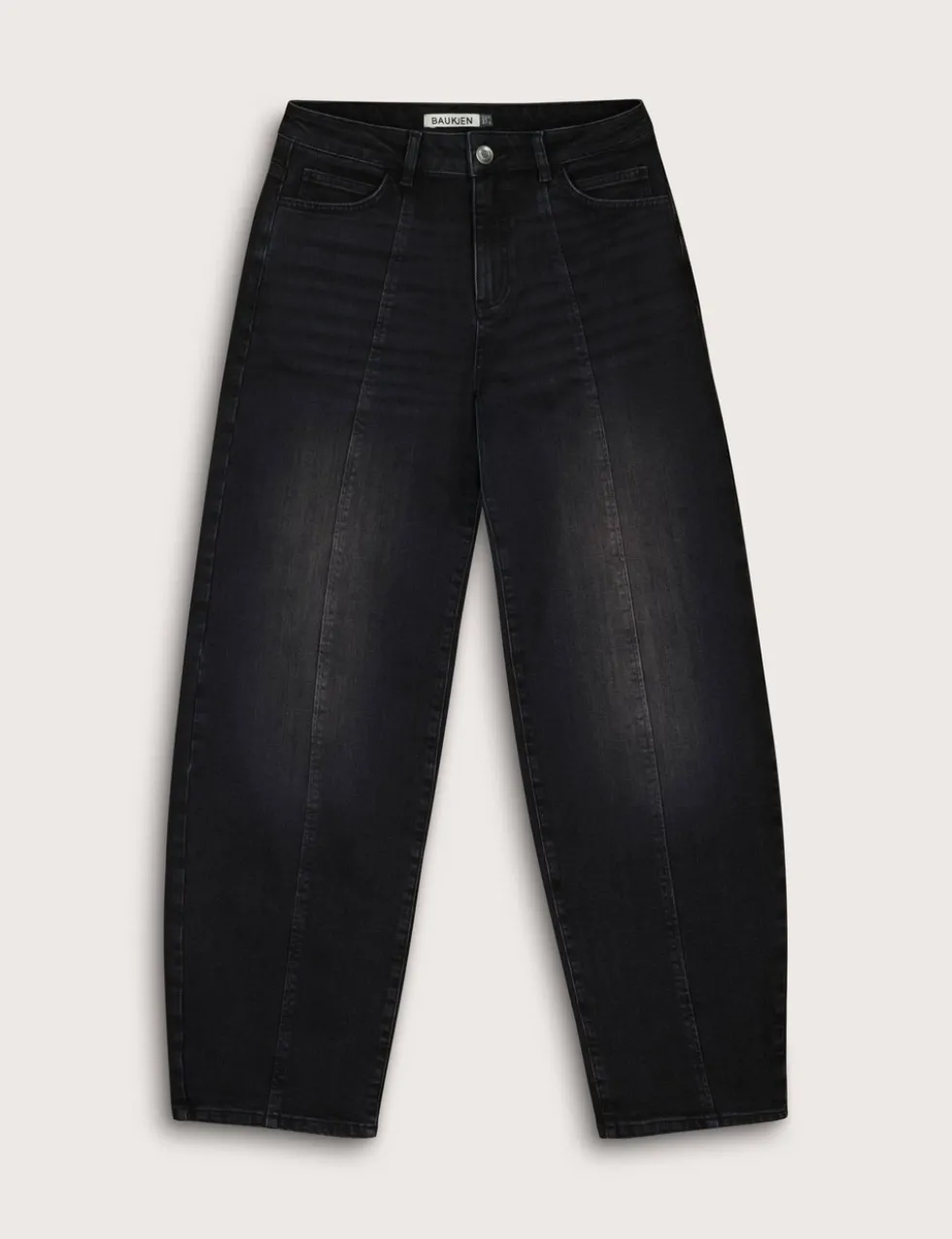 High Waisted Barrel Jeans