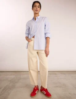 High Waisted Barrel Jeans