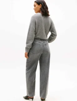 High Waisted Barrel Jeans