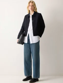 High Waisted Barrel Jeans