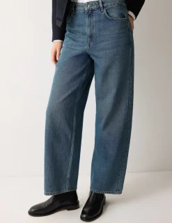 High Waisted Barrel Jeans