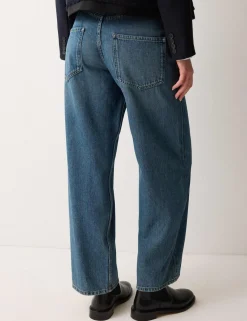 High Waisted Barrel Jeans