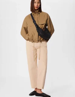 High Waisted Barrel Leg Ankle Grazer Jeans