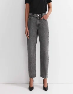High Waisted Barrel Leg Jeans