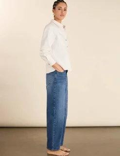 High Waisted Barrel Leg Jeans