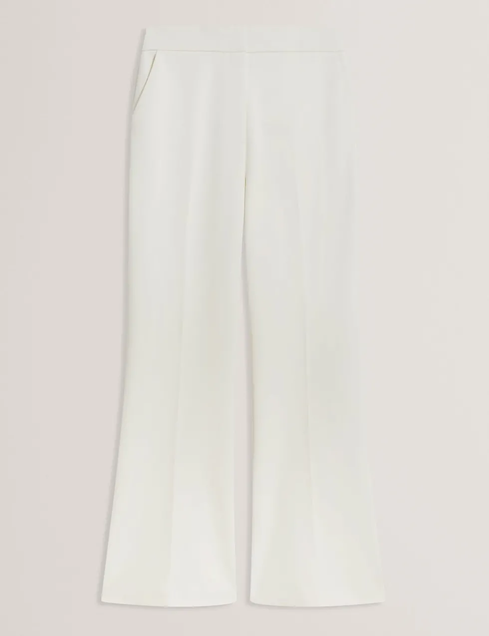 High Waisted Flared Trousers