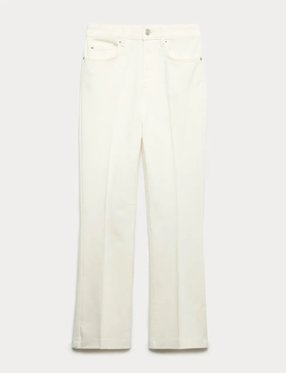 High Waisted Kickflare Cropped Jeans
