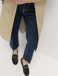 High Waisted Kickflare Cropped Jeans