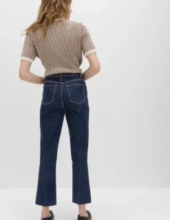 High Waisted Kickflare Cropped Jeans