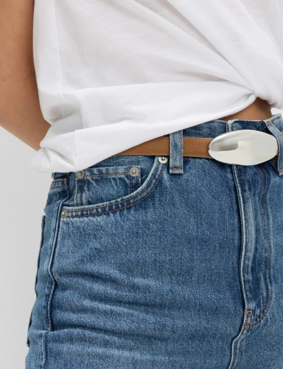 High Waisted Relaxed Straight Jeans