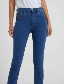 High Waisted Skinny Ankle Grazer Jeans