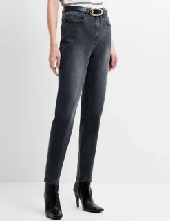 High Waisted Slim Fit Jeans