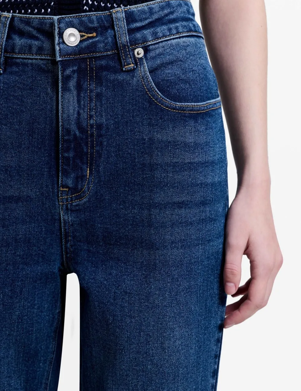 High Waisted Slim Fit Jeans