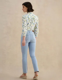 High Waisted Slim Fit Jeans
