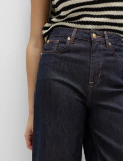 High Waisted Smart Wide Leg Jeans