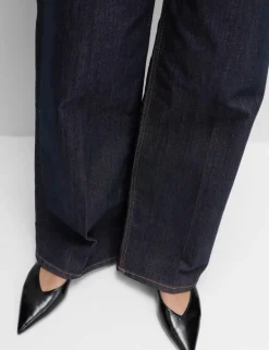 High Waisted Smart Wide Leg Jeans