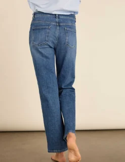 High Waisted Straight Leg Jeans