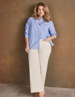 High Waisted Straight Leg Jeans