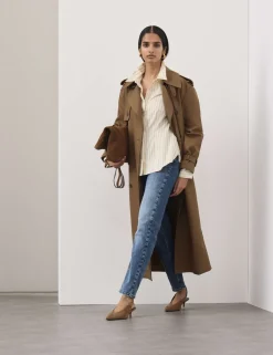 High Waisted Straight Leg Jeans