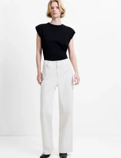High Waisted Straight Leg Jeans