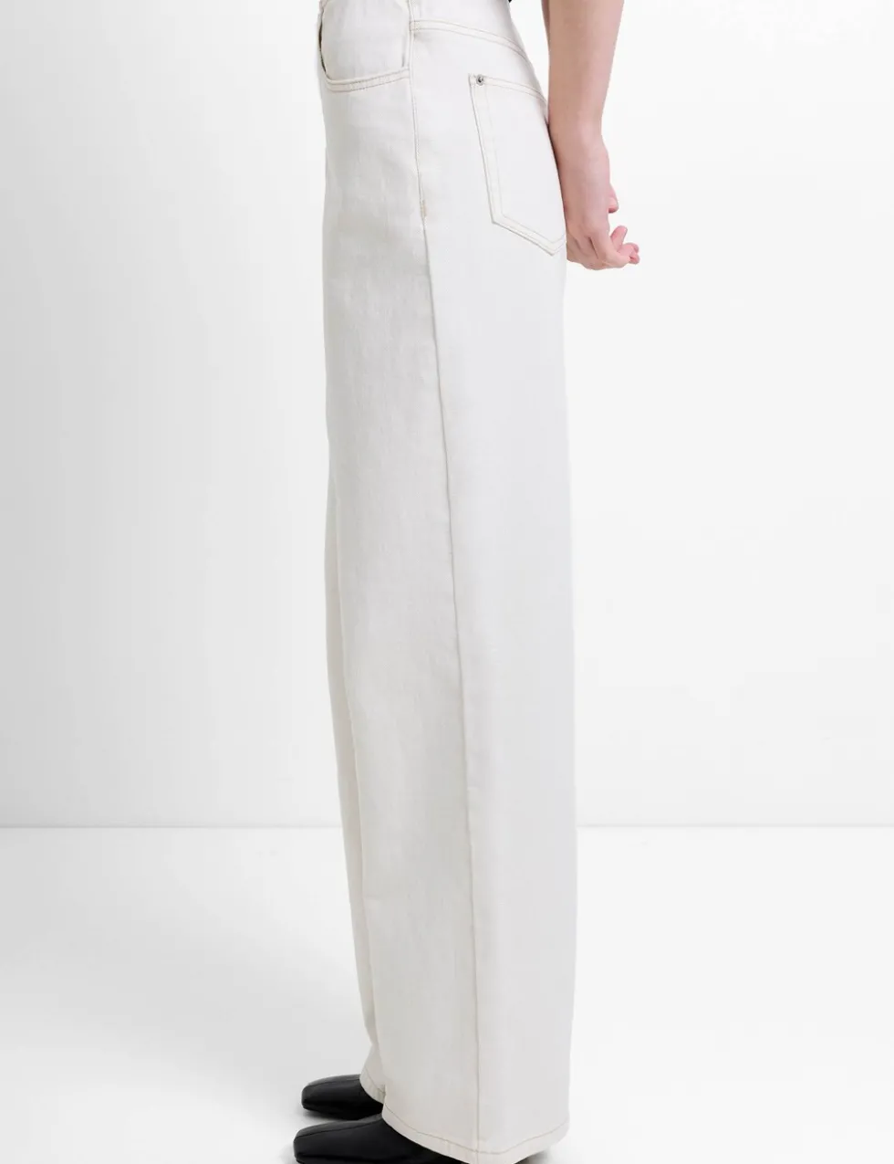 High Waisted Straight Leg Jeans