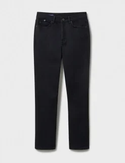 High Waisted Straight Leg Jeans
