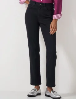 High Waisted Straight Leg Jeans