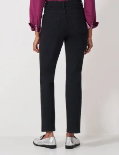 High Waisted Straight Leg Jeans