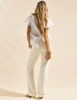 High Waisted Straight Leg Jeans
