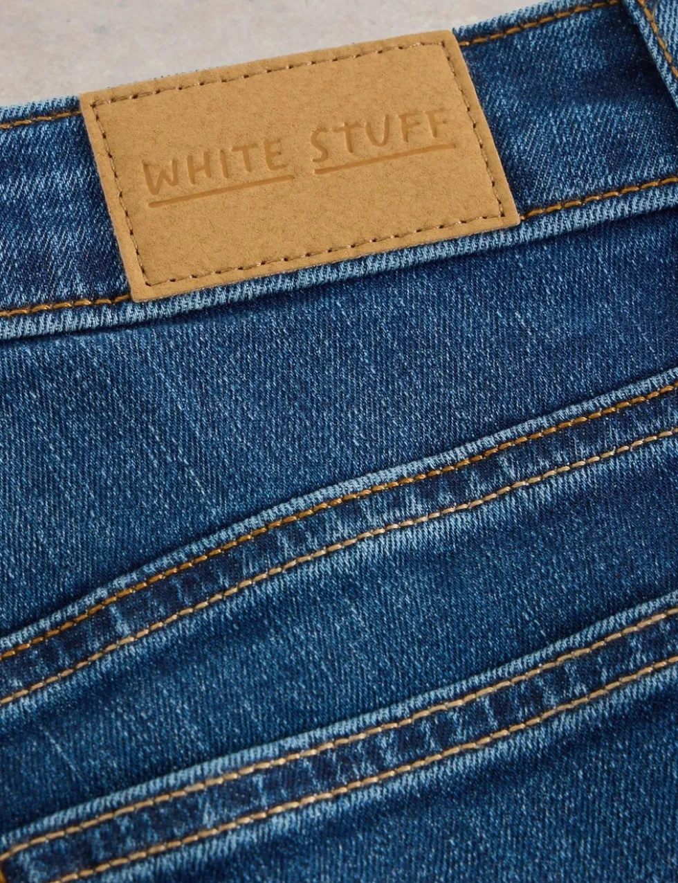 High Waisted Straight Leg Jeans