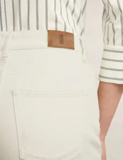High Waisted Wide Leg Cropped Jeans